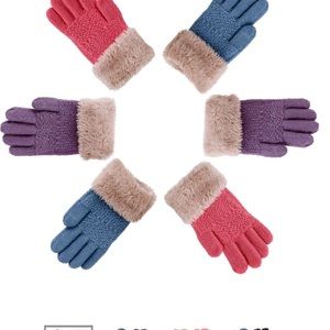 New bundle of 3. Arctic paws.  Girls gloves.